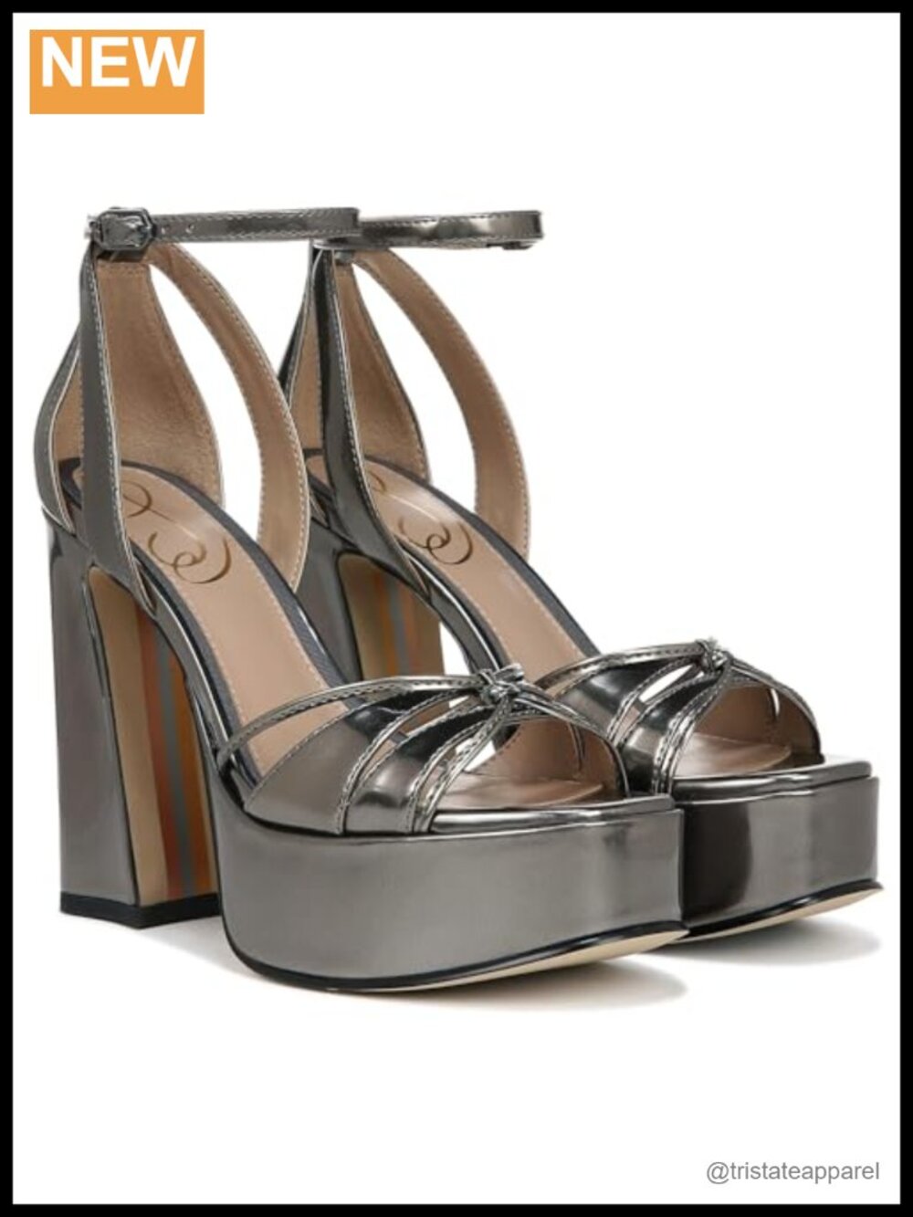 Sam Edelman Kamille Platform Block Heel Sandals Ankle Strap Wedding